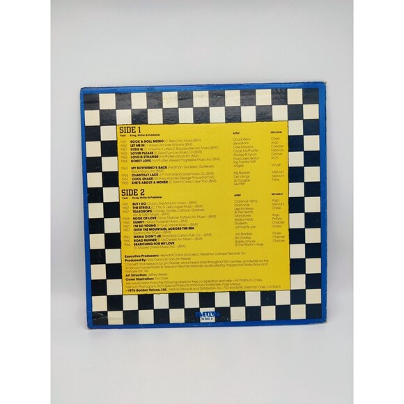 Vintage A Salute To Rock & Roll Volume One Record Vinyl Lp 1976 1970s Festival - Picture 2 of 8